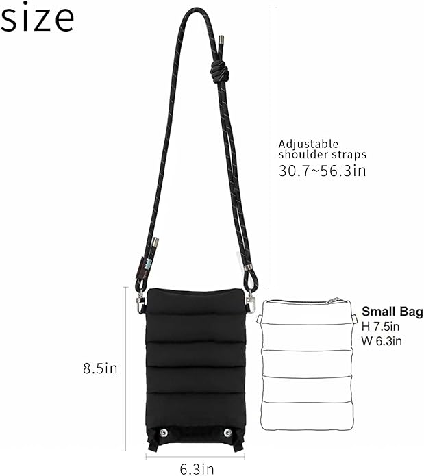ACUARIO Crossbody Bag for Women, Tote Bag Purse for Work, Travel, Gym – Small Shoulder Bag, Stylish Women’s Tote Handbag
