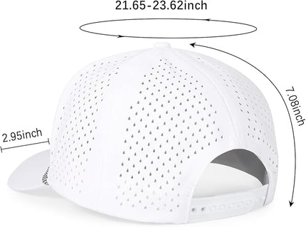 Quick Dry Baseball Cap Snapback Hats Mesh Trucker Hat for Men Women Water-Resistant Outdoor Golf Hat Ball Cap