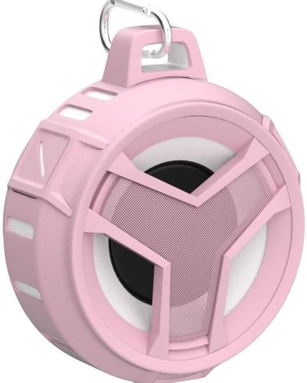 EBODA Bluetooth Shower Speaker, IP67 Waterproof Portable Wireless Small Speakers, Floating, 24H Playtime for Home, Beach, Pool, Kayak, Hiking, Boat Accessories, Gifts for Women, Girls - Pink