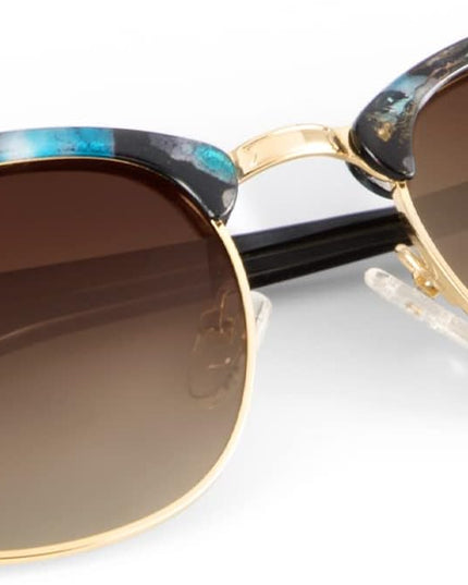 KALIYADI Polarized Sunglasses for Men and Women Semi-Rimless Frame Driving Sun glasses UV Blocking