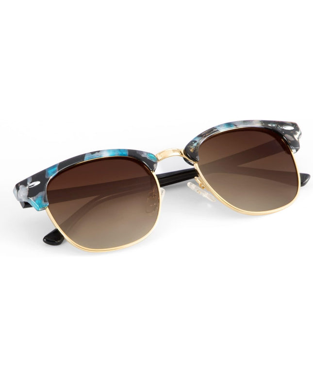 KALIYADI Polarized Sunglasses for Men and Women Semi-Rimless Frame Driving Sun glasses UV Blocking