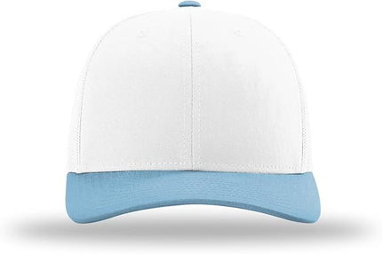 Richardson 112 Trucker Hat - Premium Adjustable Snapback Hat - Structured Six Panel Richardson Blank Caps