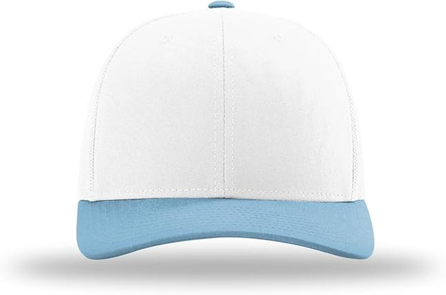 Richardson 112 Trucker Hat - Premium Adjustable Snapback Hat - Structured Six Panel Richardson Blank Caps