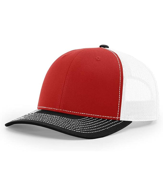 Richardson 112 Classic Six-Panel Adjustable Snapback Trucker Cap | Bulk Packs Available