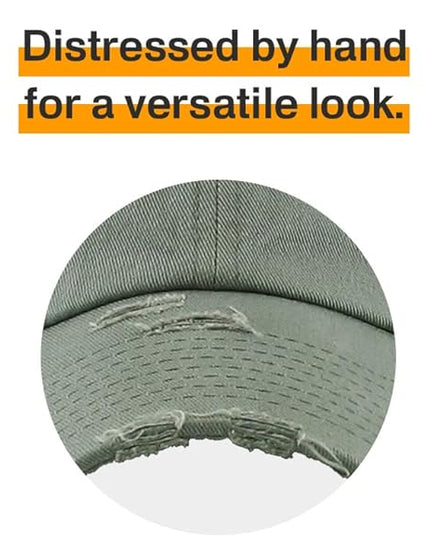 KBETHOS Vintage Washed Distressed Cotton Dad Hat Baseball Cap Adjustable Polo Trucker Unisex Style Headwear