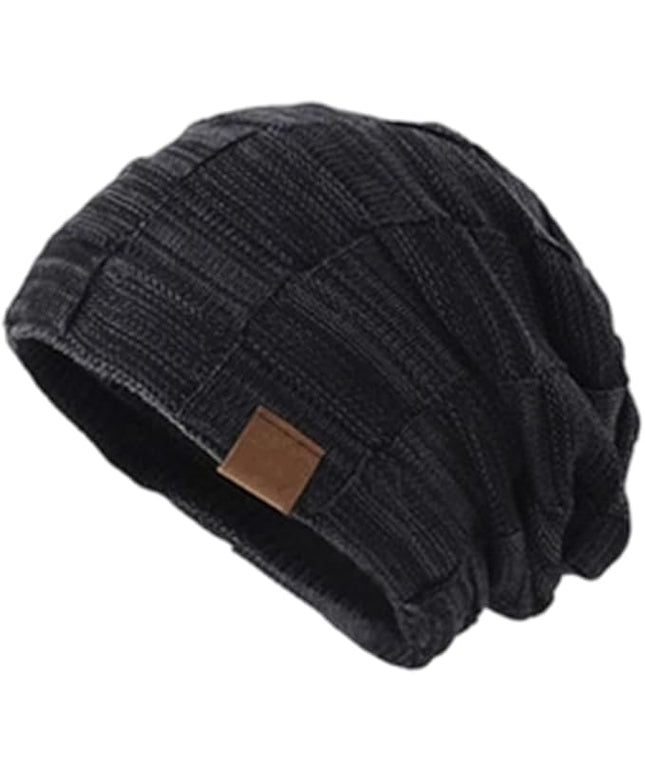 Beanie for Men and Women, Cuffed Knitted Fleece Lined Soft Warm Running Cycling Ski Hats Stocking Beanies Skull Cap