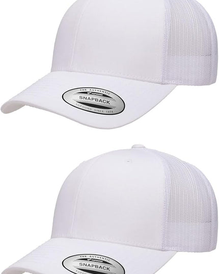 Yupoong Classic Premium Mesh 6 Panel Retro Trucker Cap | Mid Profile Snapback | OSFA | Bulk Pack Available