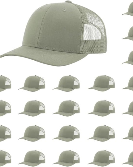Richardson 112 Classic Six-Panel Adjustable Snapback Trucker Cap | Bulk Packs Available
