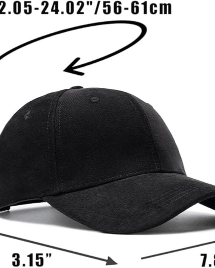Classic Low Profile Baseball Cap for Men Women Adjustable Cotton Trucker Hats Dad Hat Plain Cap