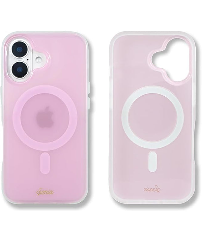 Sonix Case for iPhone 16 | Compatible with MagSafe | 10ft Drop Tested | Jelly Pink