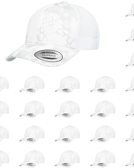 Yupoong Classic Premium Mesh 6 Panel Retro Trucker Cap | Mid Profile Snapback | OSFA | Bulk Pack Available