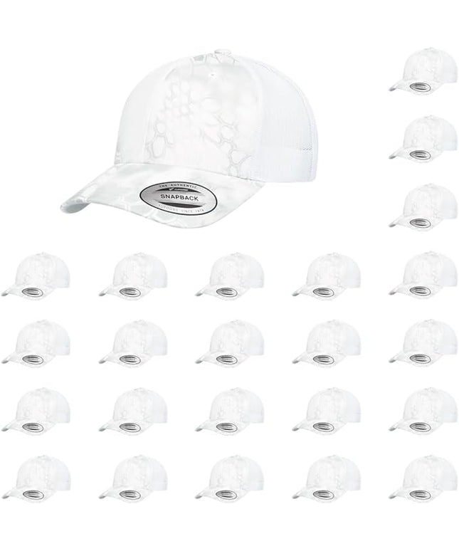 Yupoong Classic Premium Mesh 6 Panel Retro Trucker Cap | Mid Profile Snapback | OSFA | Bulk Pack Available