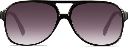 YDAOWKN Retro Aviator Sunglasses for Women Mens Large Frame Classic Vintage 70s Sun Glasses Aviators