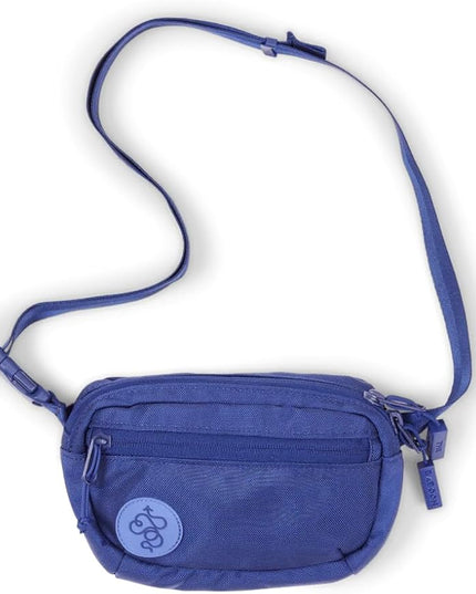 Baboon to the Moon Fanny Pack Mini 1.5L Compact Waist Bag Water Repellent Crossbody Belt Bag Lightweight Travel Everyday Bag for Men Women, Navy