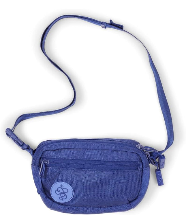 Baboon to the Moon Fanny Pack Mini 1.5L Compact Waist Bag Water Repellent Crossbody Belt Bag Lightweight Travel Everyday Bag for Men Women, Navy