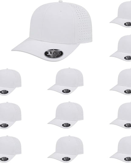 Cap America i8533 Flexfit 110 Perforated Performance Snapback Mid Profile 6-Panel Cap w/UV Guard & Adjustable Snapback