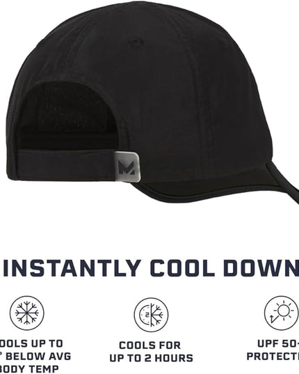 MISSION Cooling UPF Performance Hat - Unisex One Size Cap for Workouts, Golf & Running - Sweat & Water Activated Technology