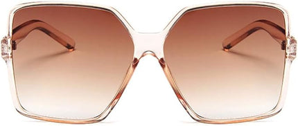 Dollger Oversized Square Sunglasses for Women Big Large Wide Fashion Shades for Men UV Protection Unisex