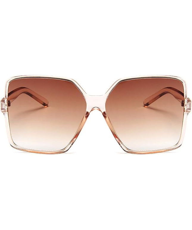 Dollger Oversized Square Sunglasses for Women Big Large Wide Fashion Shades for Men UV Protection Unisex
