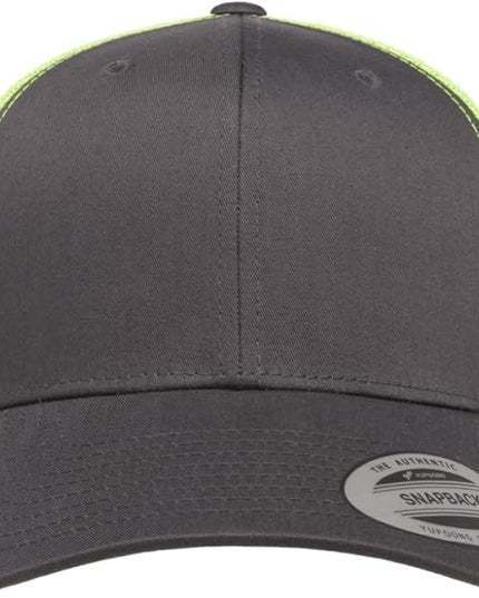 Yupoong Classic Premium Mesh 6 Panel Retro Trucker Cap | Mid Profile Snapback | OSFA | Bulk Pack Available