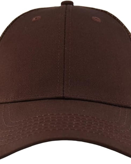 TSSGBL Classic Mesh Trucker Hat, Small & OSFM & XXL Options, Men Women Basic Adjustable Snapback Plain Blank Baseball Cap