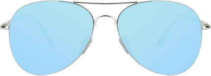 SOJOS Classic Aviator Sunglasses for Women Men Metal Frame Spring Hinges SJ1030