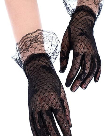Sahabowi Satin Gloves Formal Bridal Banquet Party Wedding Opera Solid Colorful Mitten For Women