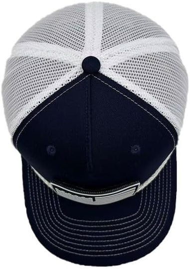 Old Glory PVC Curved 5 Panel Rope Hat, Adjustable Snapback Baseball Cap, Perfect for Outdoor Sports