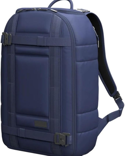 Db Journey Ramverk Backpack - Durable Travel Backpack with Laptop Compartment & Pockets for Work, Luggage Backpack with Roller Bag Hook Up System, 21L - Blue Hour