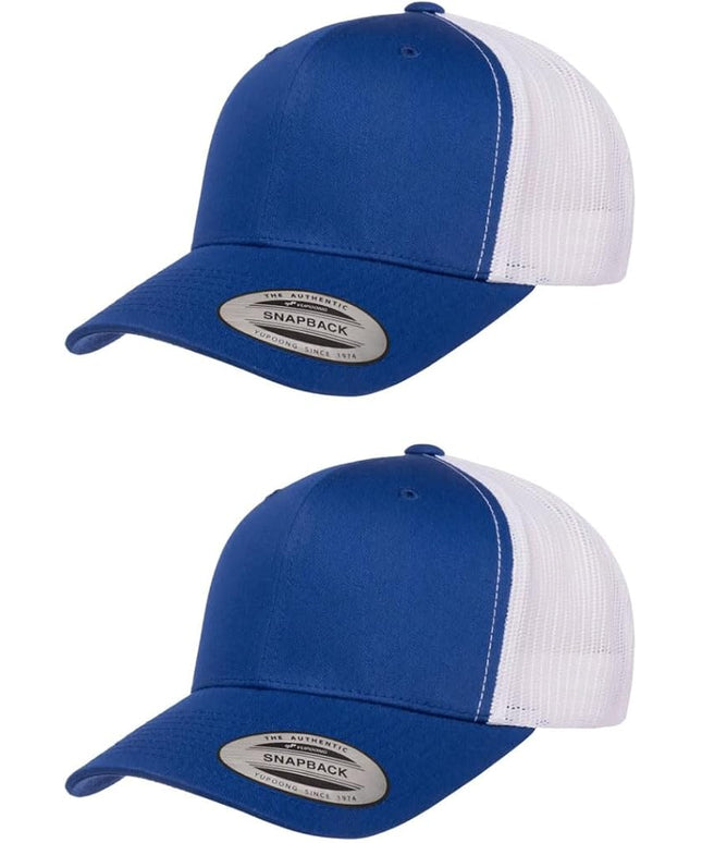 Yupoong Classic Premium Mesh 6 Panel Retro Trucker Cap | Mid Profile Snapback | OSFA | Bulk Pack Available