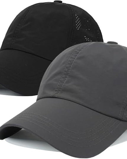 VOASTEK Running Hats for Men Baseball Cap Outdoor Essentials Runner Hat Jogging Cap Tennis Golf Workout Hats