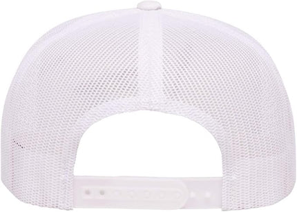 Yupoong 5-Panel YP Classic Trucker Cap | High Profile Flat Visor Snapback | OSFM | Bulk Packs Available