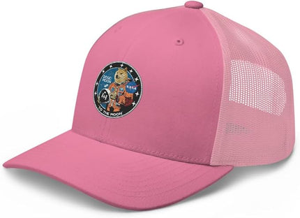 Doge/Moon NASA Logo Trucker Cap