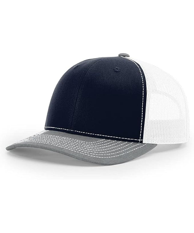 Richardson 112 Classic Six-Panel Adjustable Snapback Trucker Cap | Bulk Packs Available