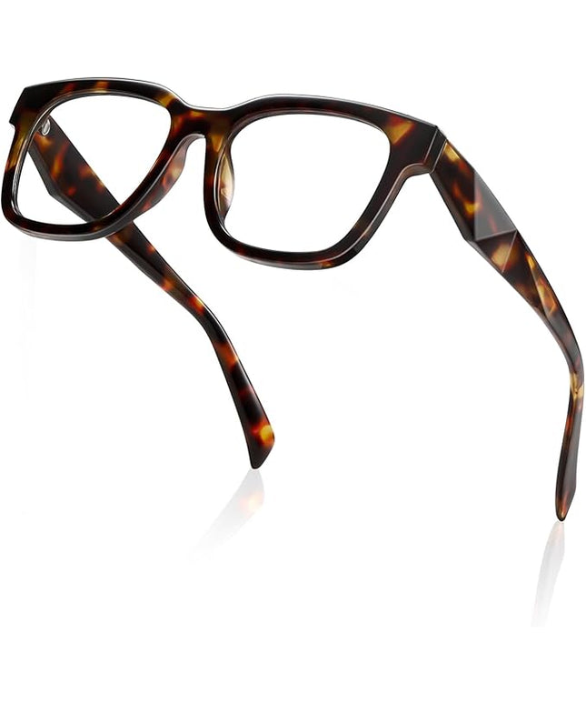 kimorn Blue Light Blocking Glasses,Anti Eyestrain & UV Protection,Square Frame Glasses for Women and Men