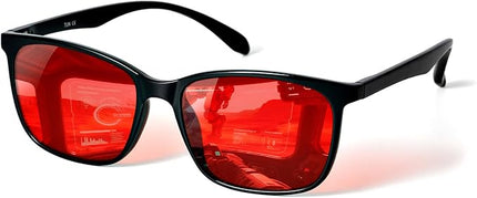 TIJN Blue Light Glasses for Men Women - Red Light Glasses for Computer Gaming - Dual AR Coating Lens - Screen Fatigue & UV Protection