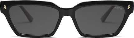 SOJOS Trendy Polarized Sunglasses Womens Men Retro Vintage 90s Cute Cat Eye Narrow Sun Glasses SJ2381