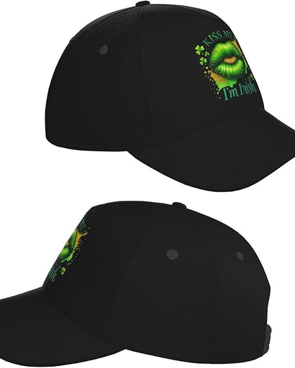St. Patrick's Day Baseball Cap, Irish Green Clover Trucker Hat for Men Women, Fashion Adjustable Sun Visor Dad Hat