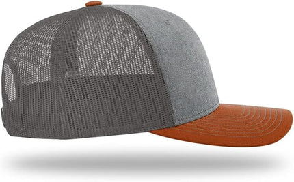 Richardson 112 Classic Six-Panel Adjustable Snapback Trucker Cap | Bulk Packs Available