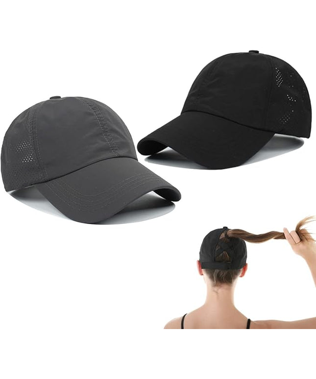 VOASTEK Running Hats for Men Baseball Cap Outdoor Essentials Runner Hat Jogging Cap Tennis Golf Workout Hats