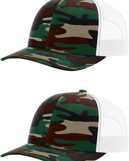 Richardson 112 Classic Six-Panel Adjustable Snapback Trucker Cap | Bulk Packs Available