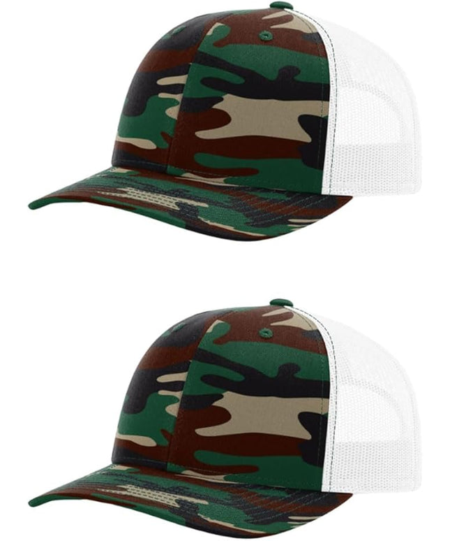 Richardson 112 Classic Six-Panel Adjustable Snapback Trucker Cap | Bulk Packs Available