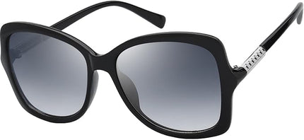The Fresh Women's Oversized Square Jackie O Cat Eye Hybrid Butterfly Fashion Sunglasses - Exquisite Packaging