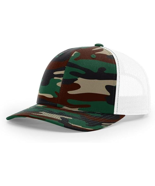 Richardson 112 Classic Six-Panel Adjustable Snapback Trucker Cap | Bulk Packs Available