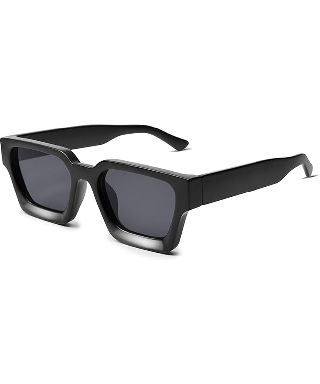 VANLINKER Thick Square Sunglasses for Men Women Retro Chunky Rectangle Shades UV400 Protection VL9731