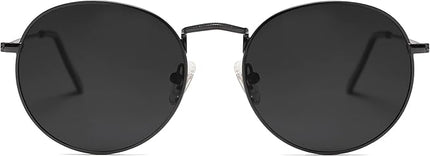 SOJOS Small Round Polarized Sunglasses for Women Men Classic Vintage Retro Shades UV400 SJ1014