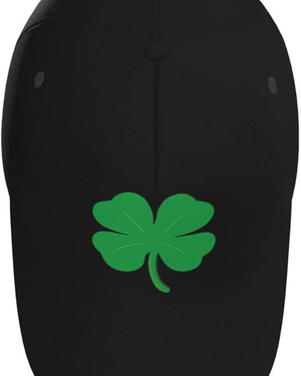 St. Patrick's Day Lucky Shamrock Hat Adjustable Irish Green Clover Baseball Cap Trucker Hat for Men Women
