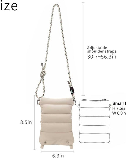 ACUARIO Crossbody Bag for Women, Tote Bag Purse for Work, Travel, Gym – Small Shoulder Bag, Stylish Women’s Tote Handbag