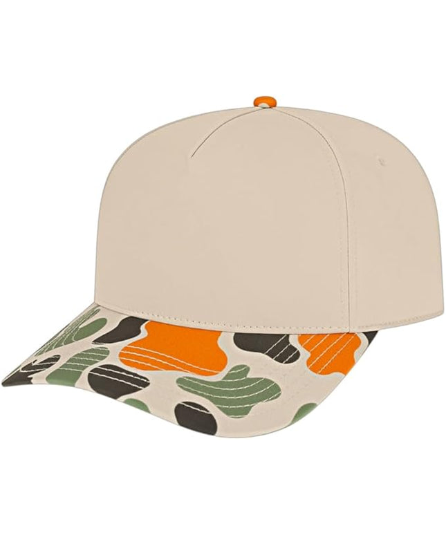 The Hat Pros Cap America i2026 Mid Profile 5-Panel Daybreak Camo Cap w/Quick-Dry Sweatband & Adjustable Snapback