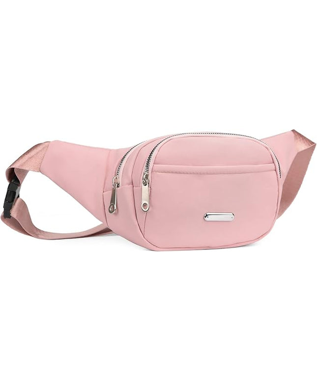 DAITET Crossbody Fanny Pack for Men&Women,Large Waist Bag & Hip Bum Bag with Adjustable Strap for Outdoors Workout Traveling Casual Running Hiking Cycling